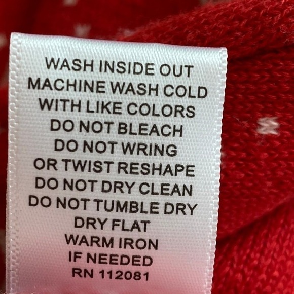 Retro Y2K Allover Print Cardigan Sweater Women S Red Sportwear Old Money NEW - Picture 7 of 10